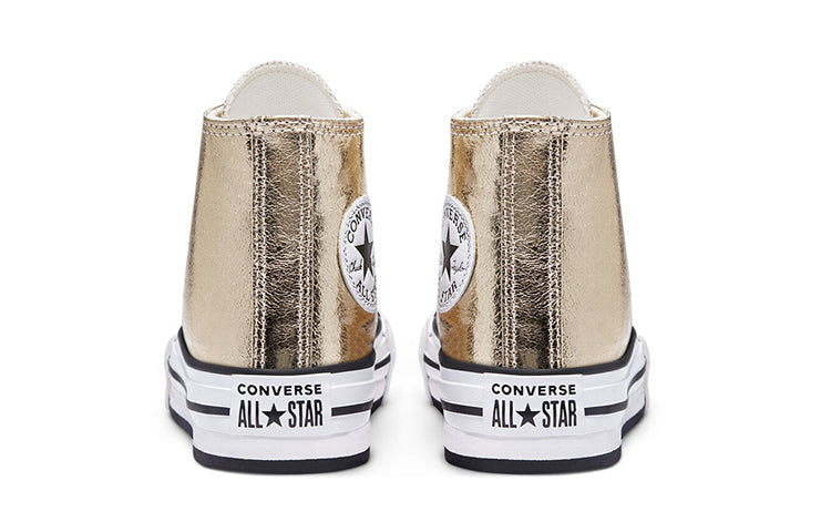 (GS) Converse Chuck Taylor All Star Platform High 'Digital Powder - Gold' 670546C