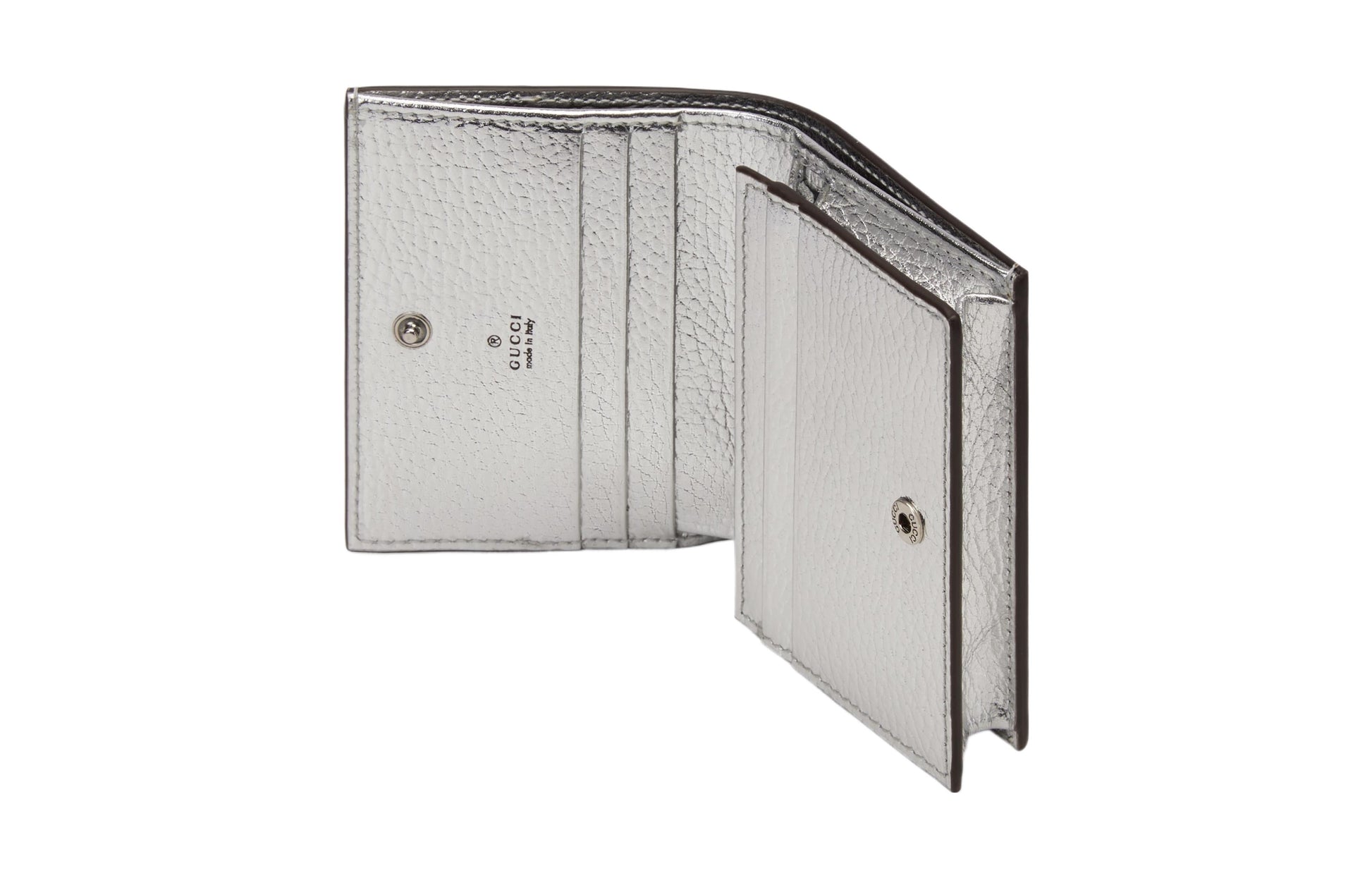 (WMNS) Gucci GG Marmont Card Case Wallet 'Silver' 658610-AAC1H-8161