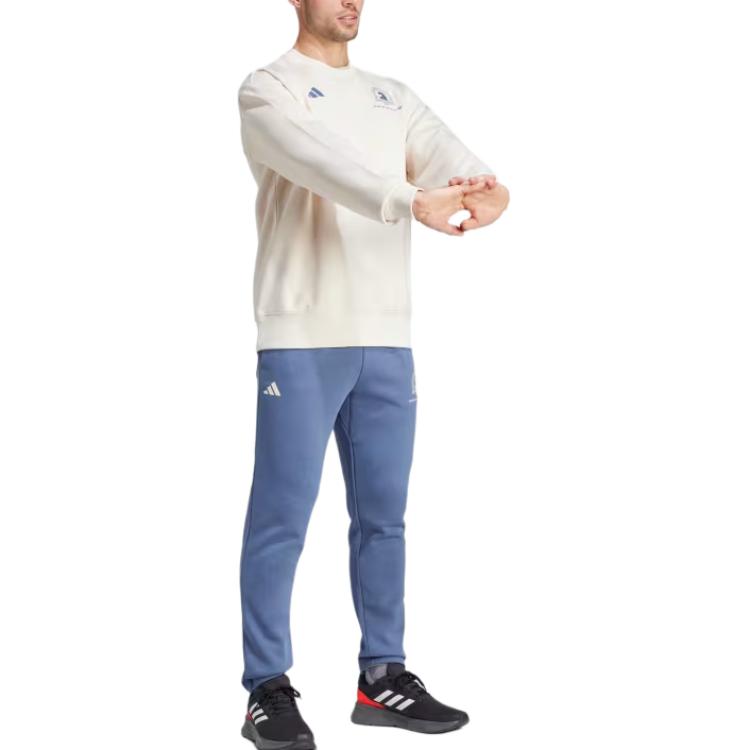 adidas Running Boston Marathon 2024 Sweatshirt Asia Sizing 'Beige' IS9552