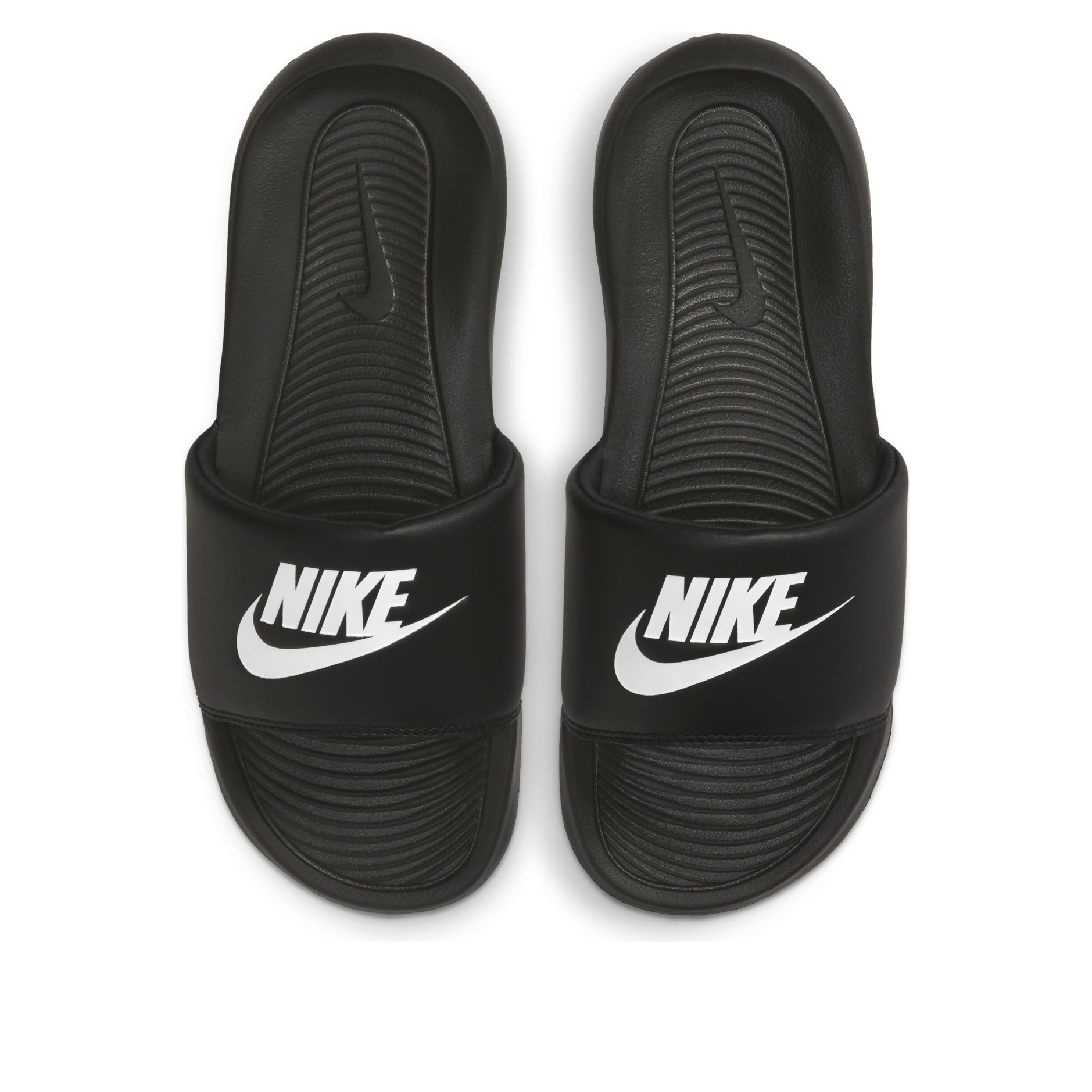 (WMNS) Nike Victori One Slide 'Black White' CN9677-005