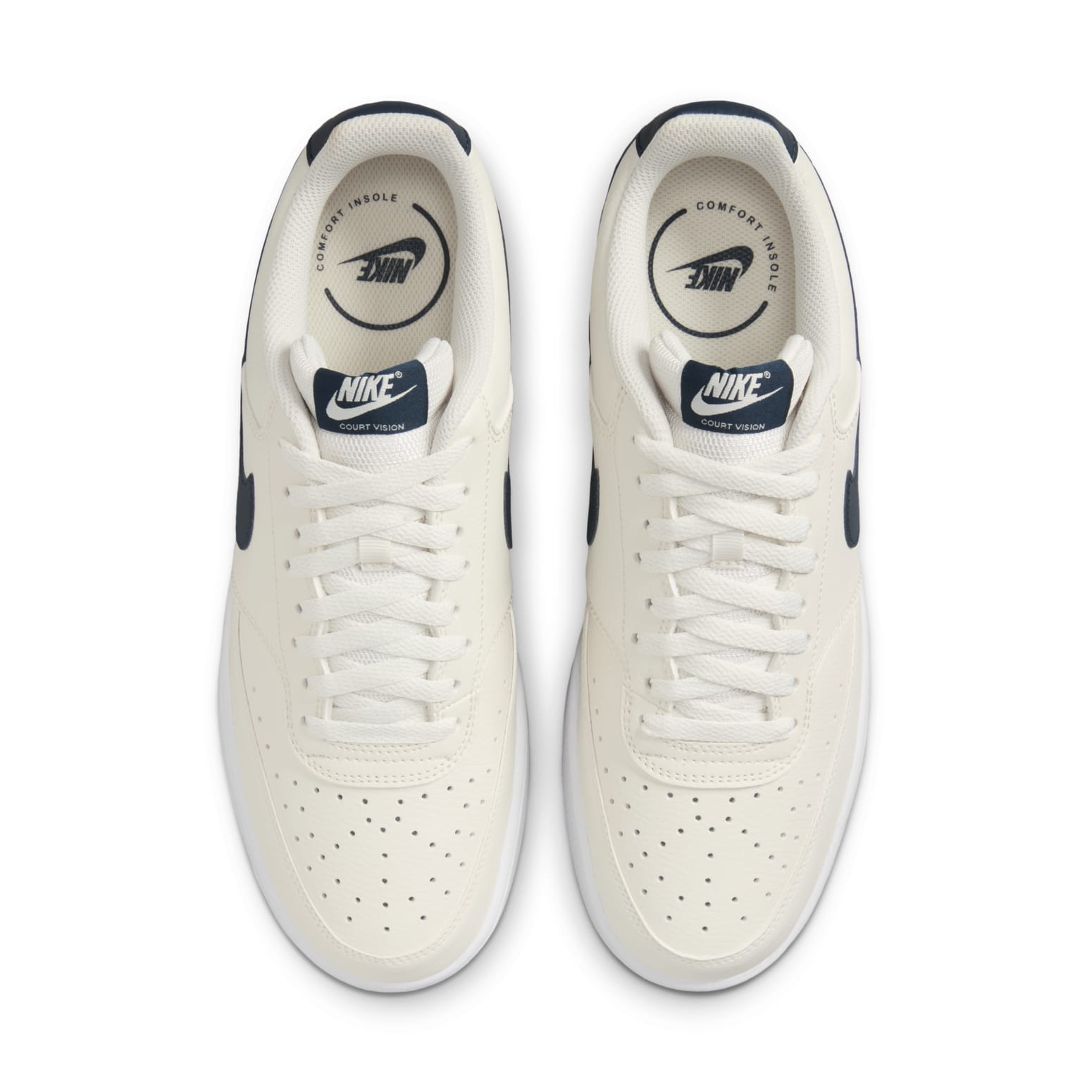Nike Court Vision Low 'Summit White Navy' HQ4867-101