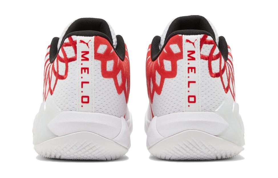(GS) PUMA MB.01 Lo 'Team Colors White High Risk Red' 377368-10