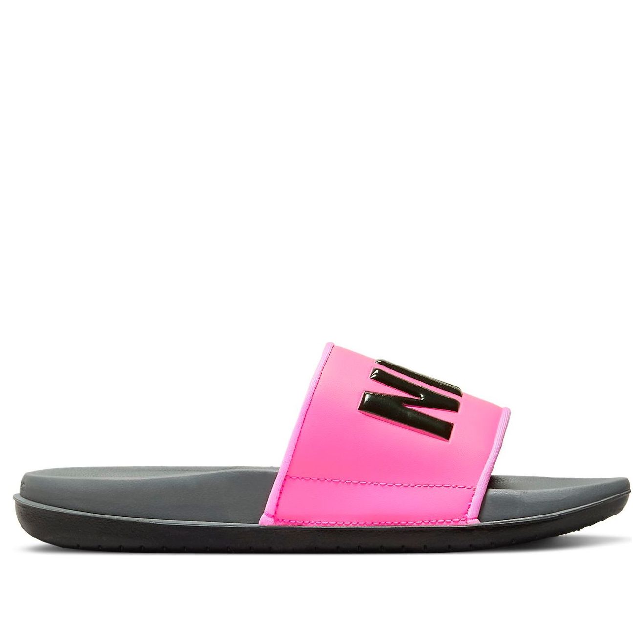 (WMNS) Nike Offcourt Slide 'Pink Blast Black' BQ4632-604