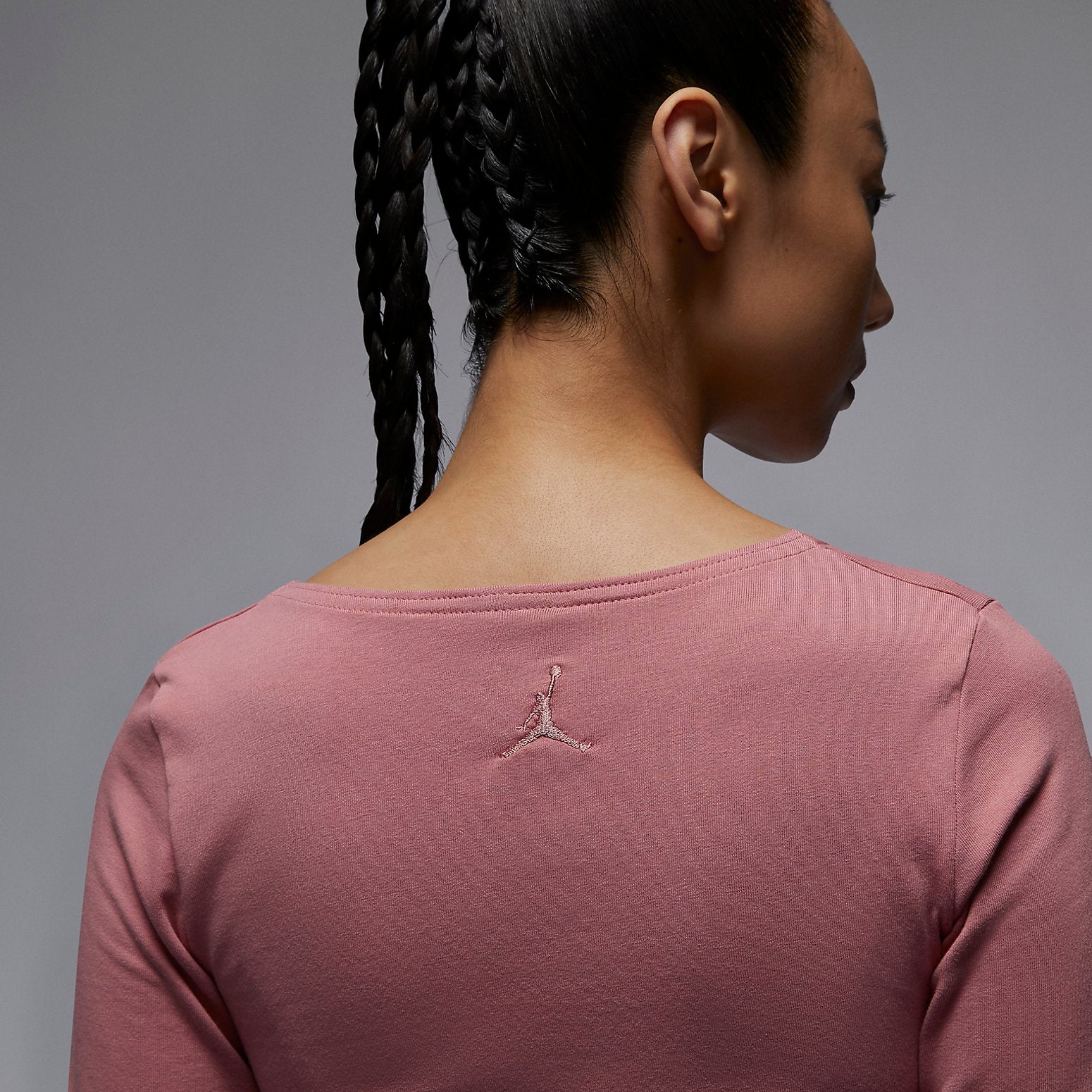 (WMNS) Air Jordan Long Sleeve Top 'Pink' FB5201-618