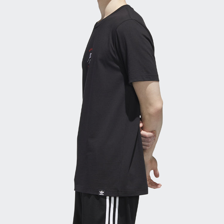 adidas originals MIC Graphic T 1 Sports Short Sleeve Black GP3482