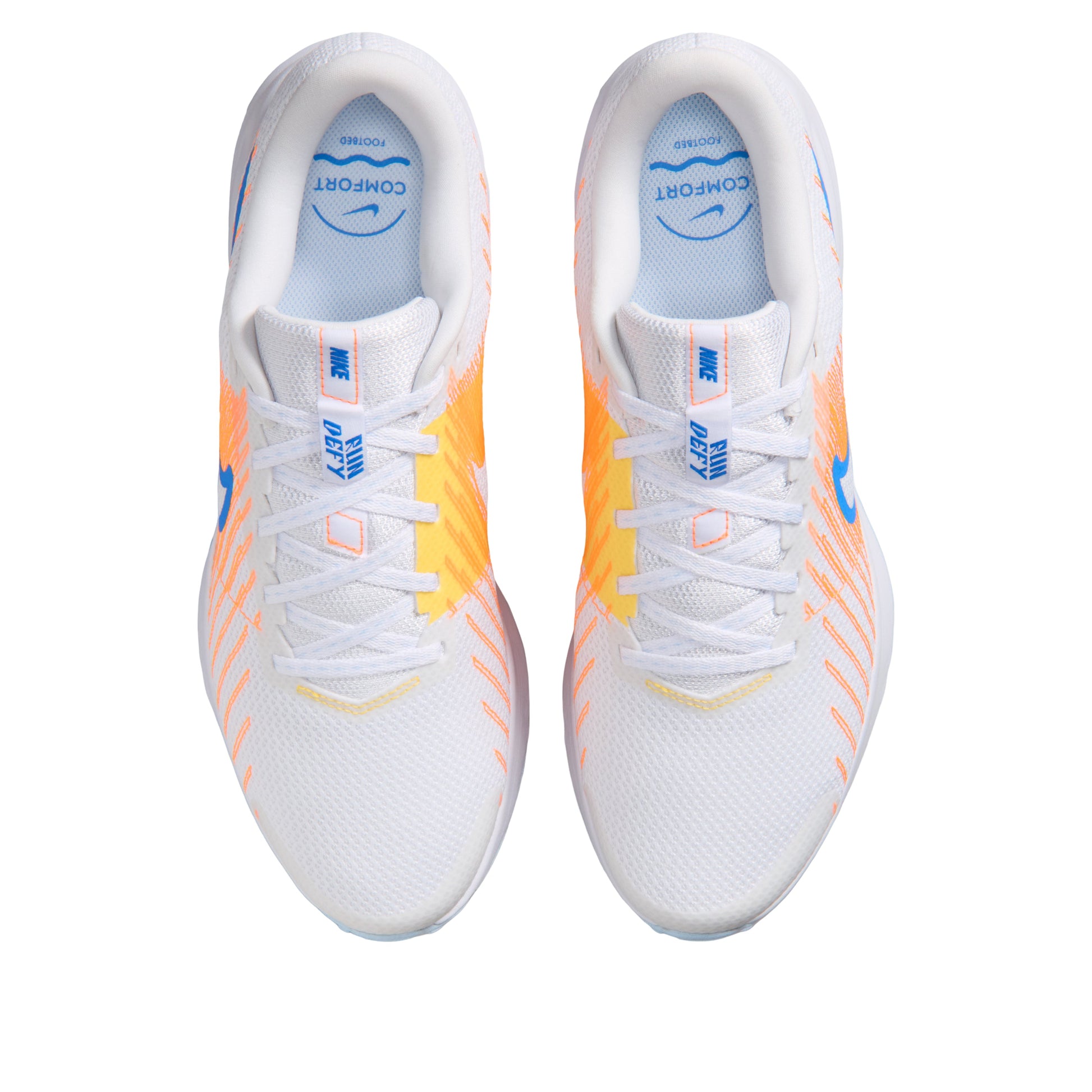 Nike Run Defy 'White Topaz Gold Blue' HM9594-111