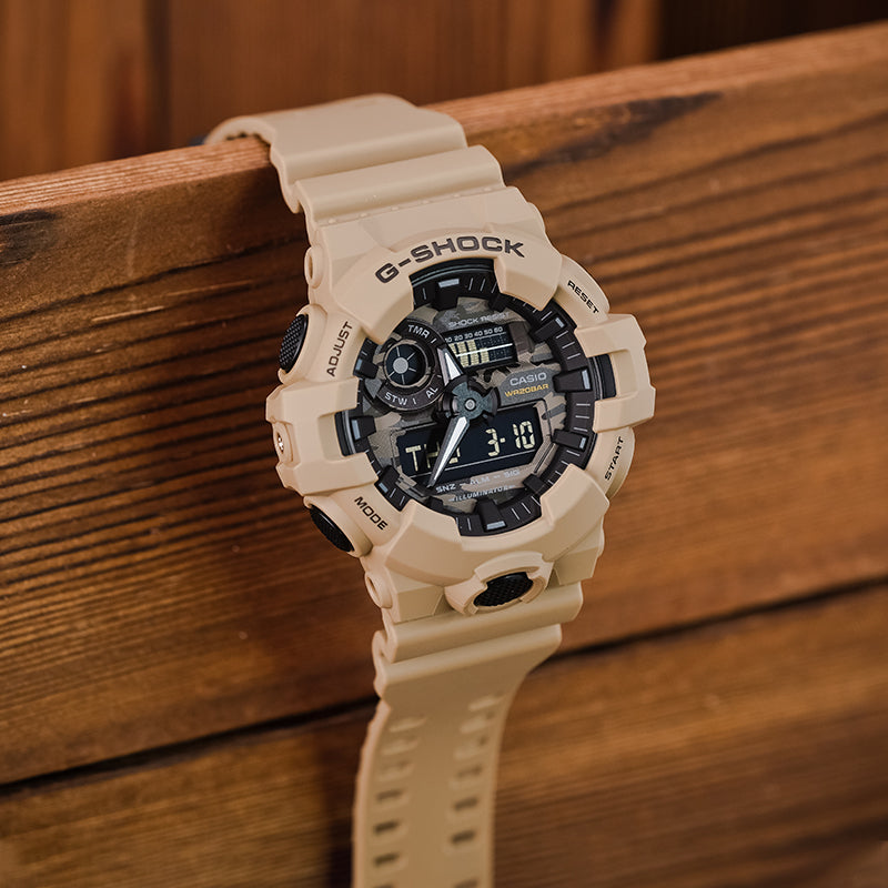 CASIO G-Shock Analog-Digital 'Brown' GA-700CA-5APR