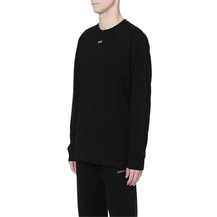 Off-White Fw20 Stencil Arrows Crew Neck Sweater OMBA025E20FLE0031001
