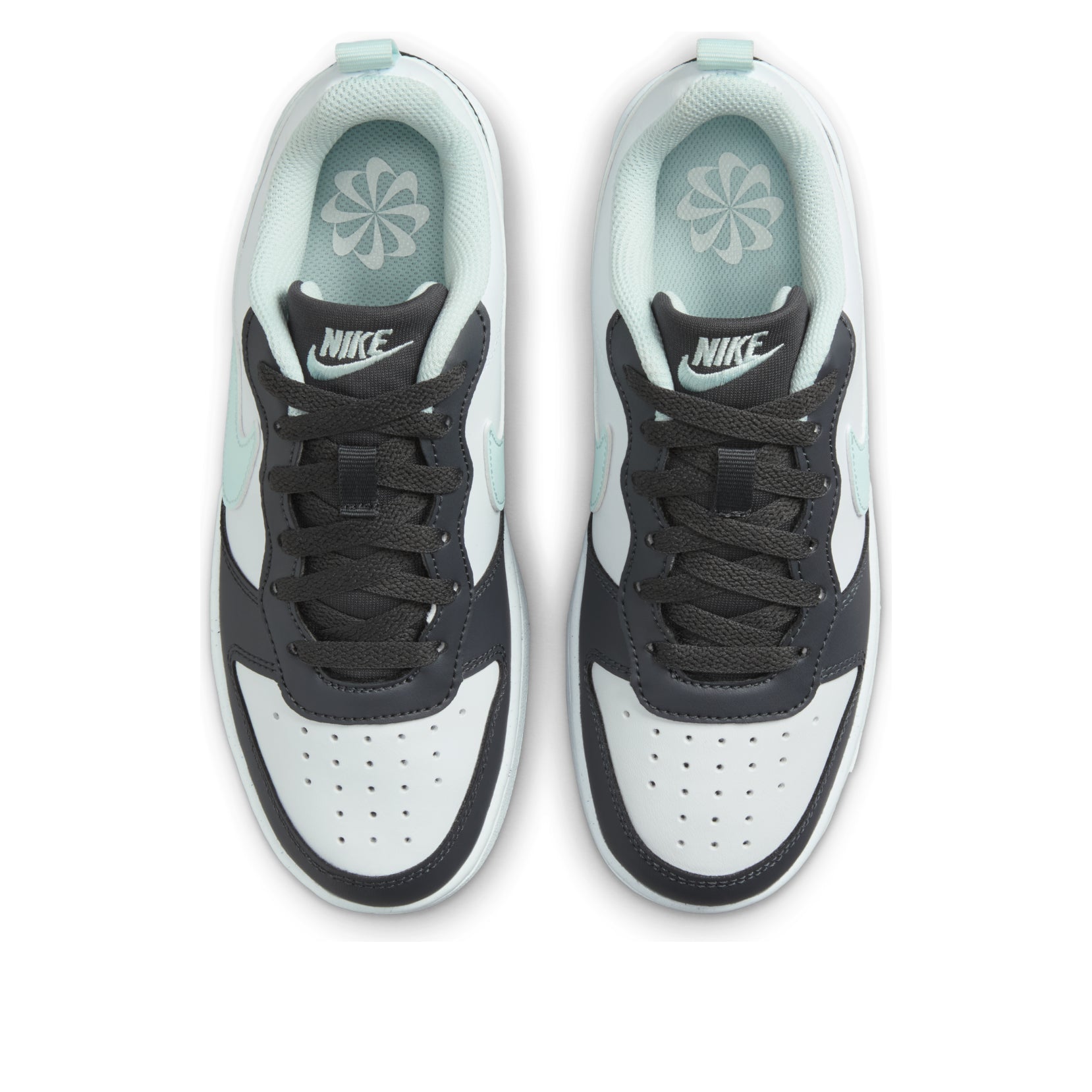 (GS) Nike Court Borough Low Recraft 'White Black Mint' HQ3258-060