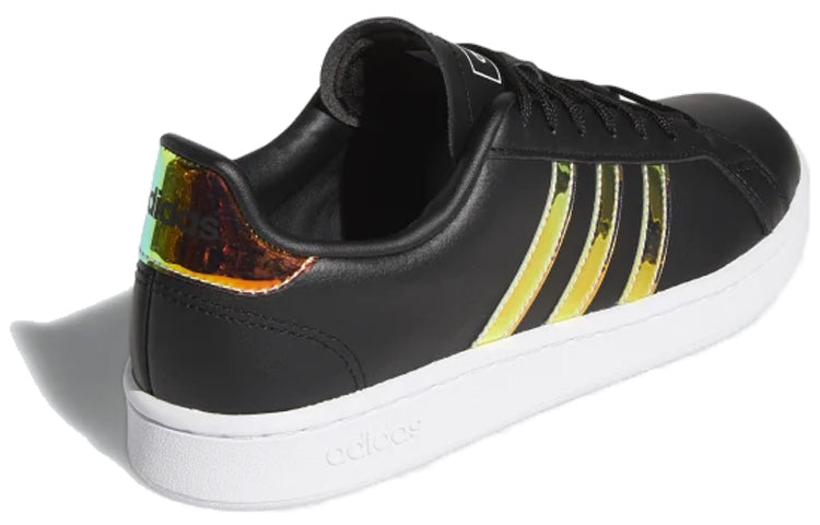 (WMNS) adidas neo Grand Court 'Black Dash Green' FW0137