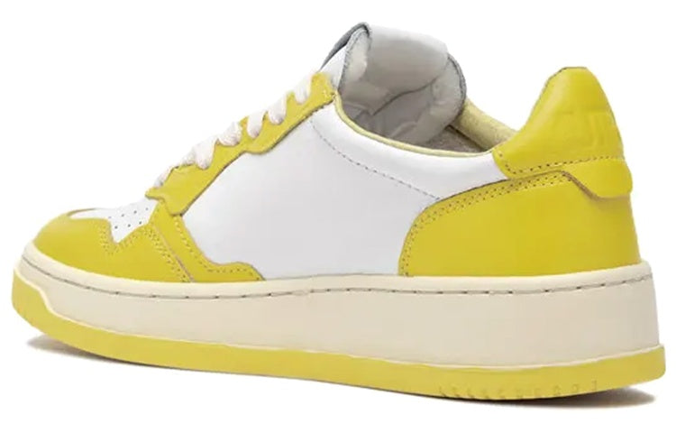(WMNS) AUTRY Medalist Low Top Bicolor 'White Yellow' AULW-WB23