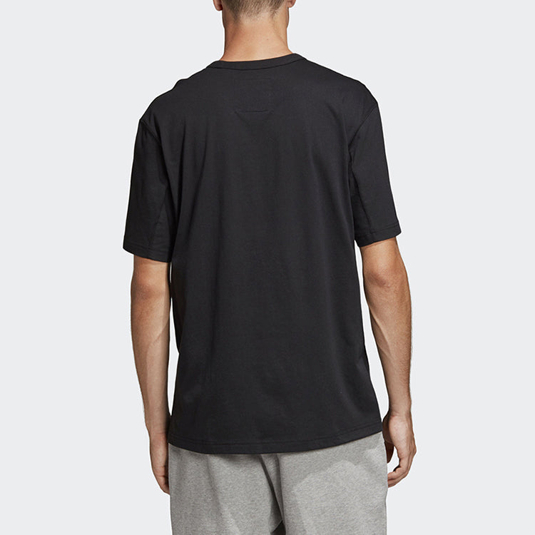 adidas originals Printing logo Short Sleeve Black DV1922