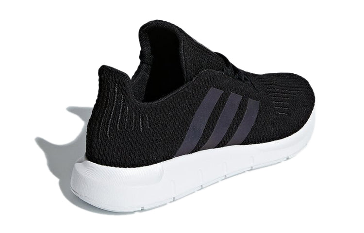 (GS) adidas originals Swift Run J 'Black White' CG6909