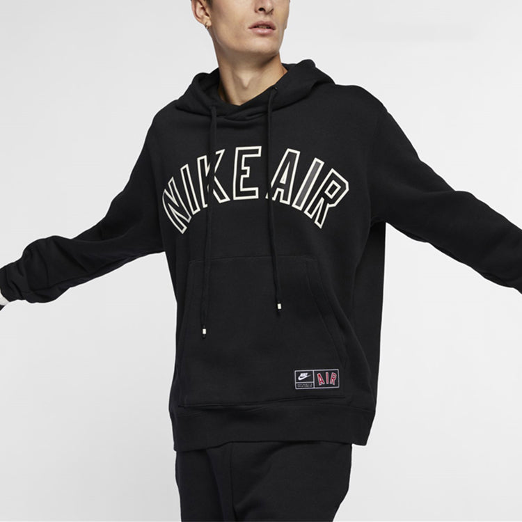 Nike Air MENS Sportswear Casual Logo Print Fleeced Black AR1818-010