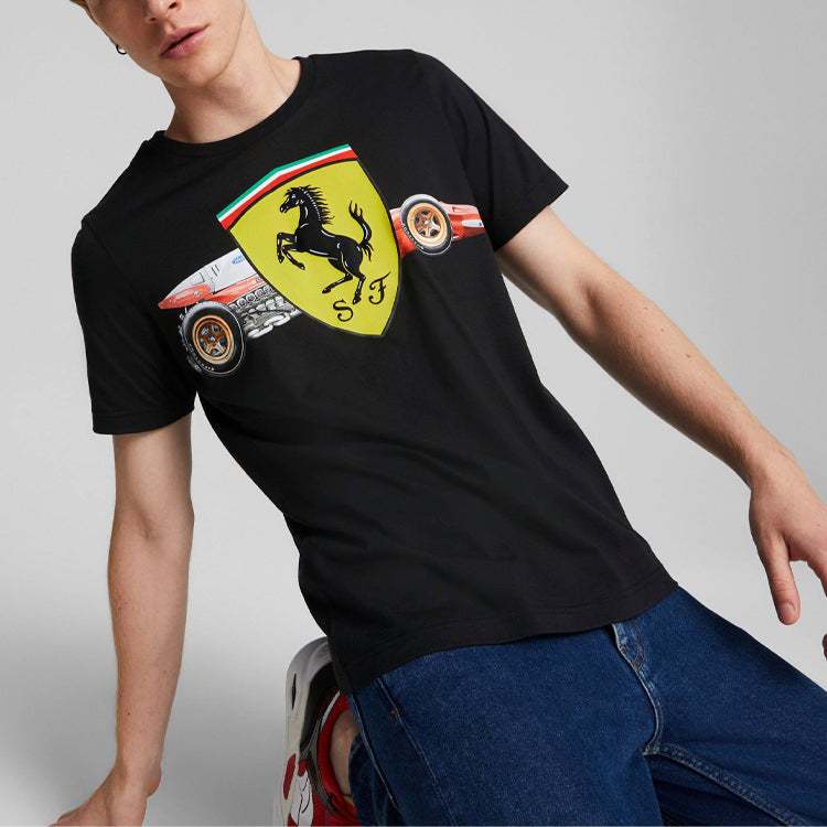 PUMA Scuderia Ferrari Shield Tee 'Black' 535851-01