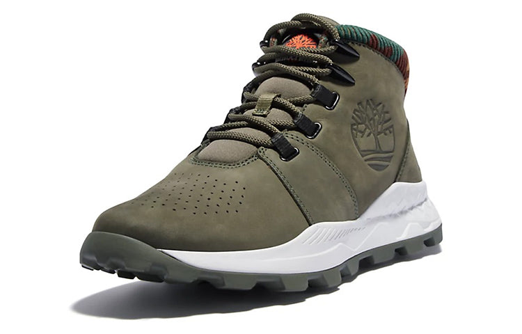 Timberland Brooklyn Euro Sprint Boots 'Olive Green and Camouflage Collar' A2GETA58