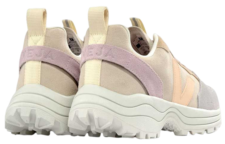 (WMNS) Veja Venturi Suede Lace-Up Sneakers 'Beige Grey Pink' VC0303213