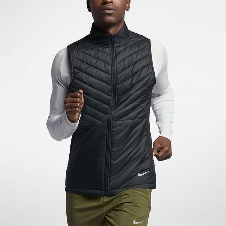 Men's Nike Aerolayer Running Black Vest CJ5478-010