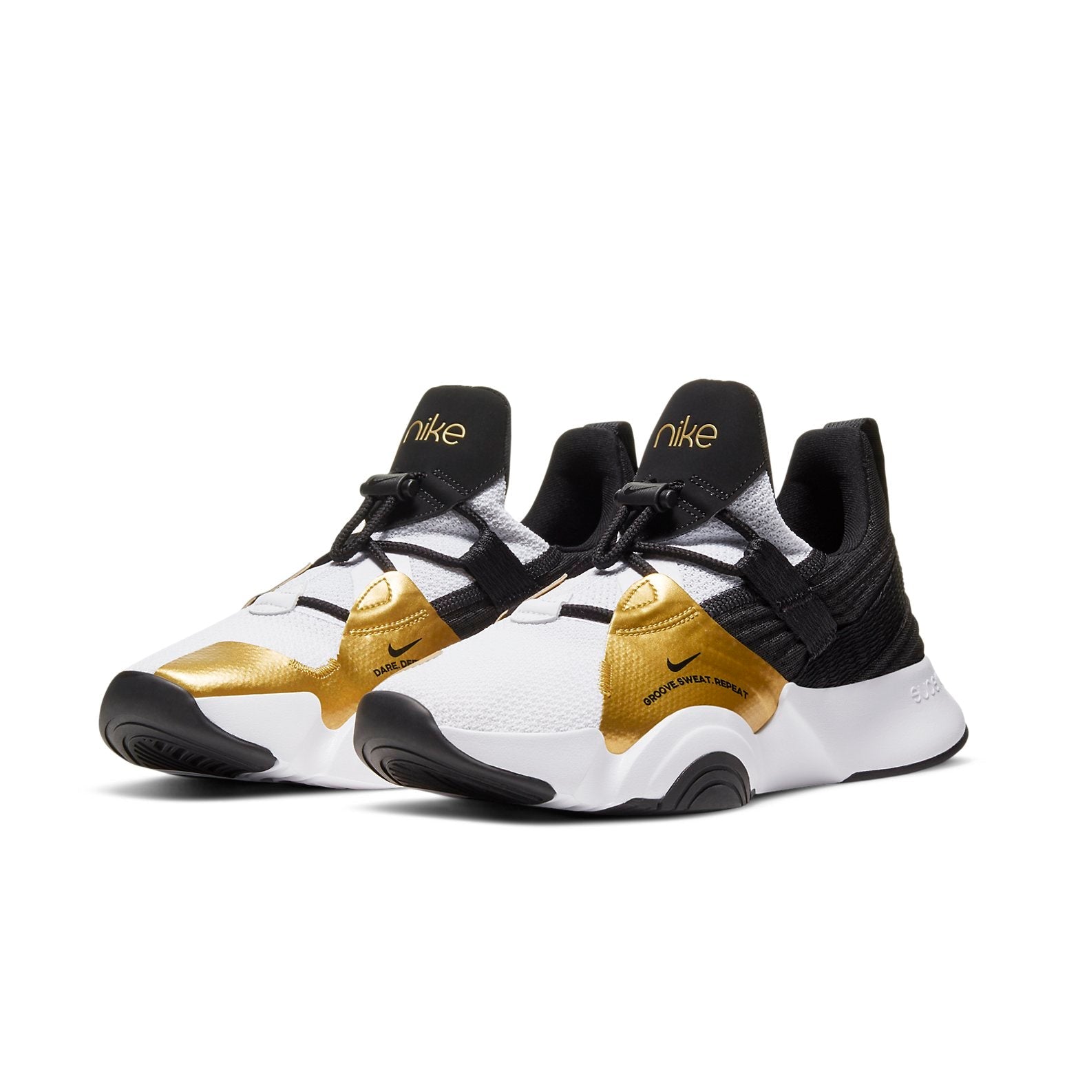 (WMNS) Nike SuperRep Groove 'White Metallic Gold Coin' CT1248-109