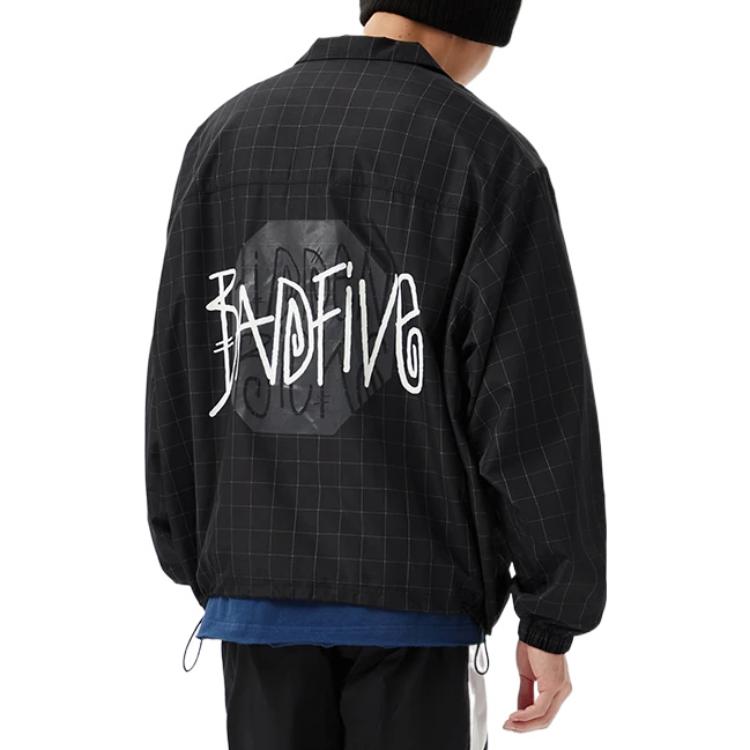 Li-Ning BadFive Graphic Sports Half Zip Jacket 'Black' AFDS363-2