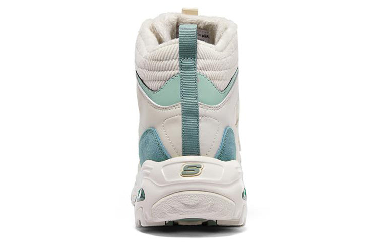 (WMNS) Skechers DLites 1.0 'White Blue' 167570-NTGR