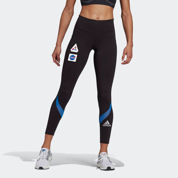 (WMNS) adidas Space Tgh W Casual Running Sports Tight Gym Pants/Trousers/Joggers Black GK6990