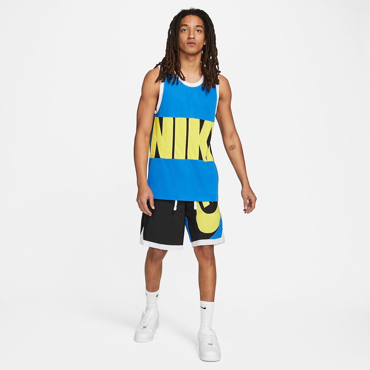 Nike Dri-FIT Classic Basketball Jersey Tank Top 'Blue' DA1041-403