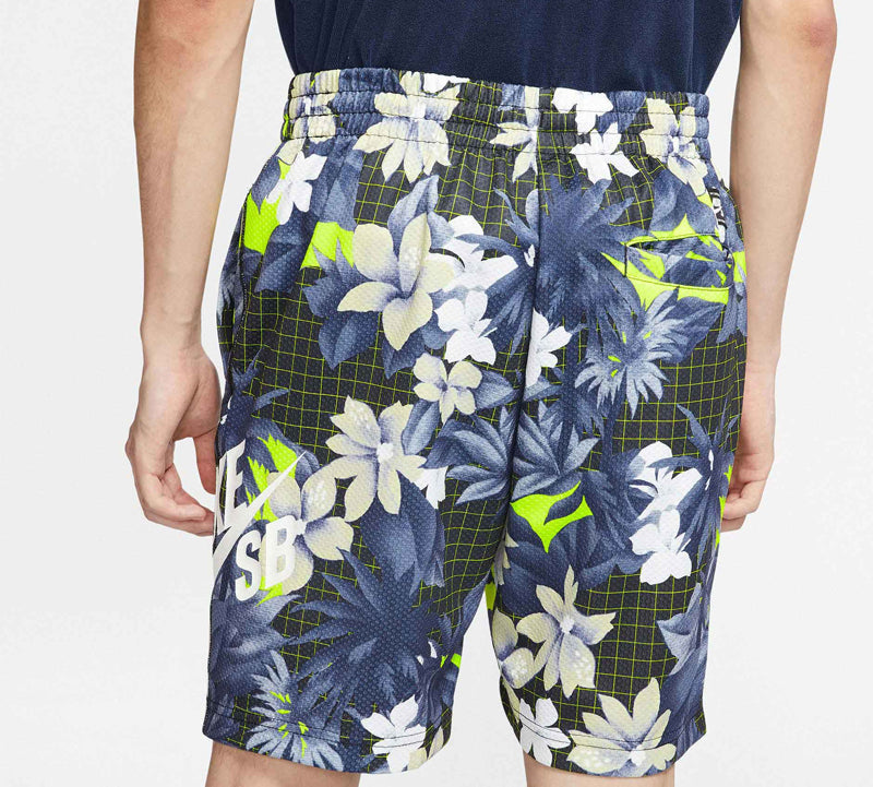 Nike SB Skateboard Sunday Printed Skate Short Men Blue/Black CI7344-010