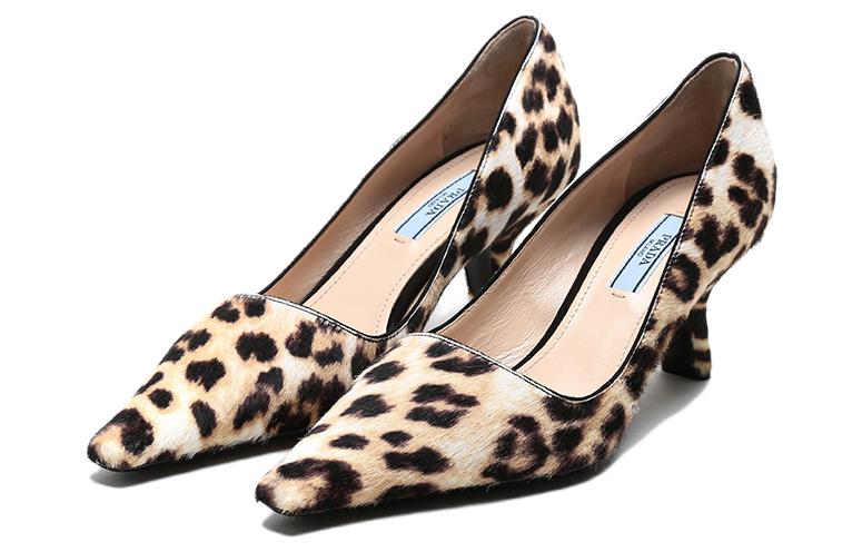 (WMNS) PRADA Satin Pumps 'Pale Leopard' 1I718L_F9C_F0304_F_065