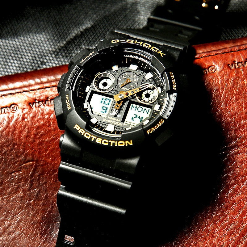 CASIO G-Shock Analog-Digital 'Black' GA-100GBX-1A9