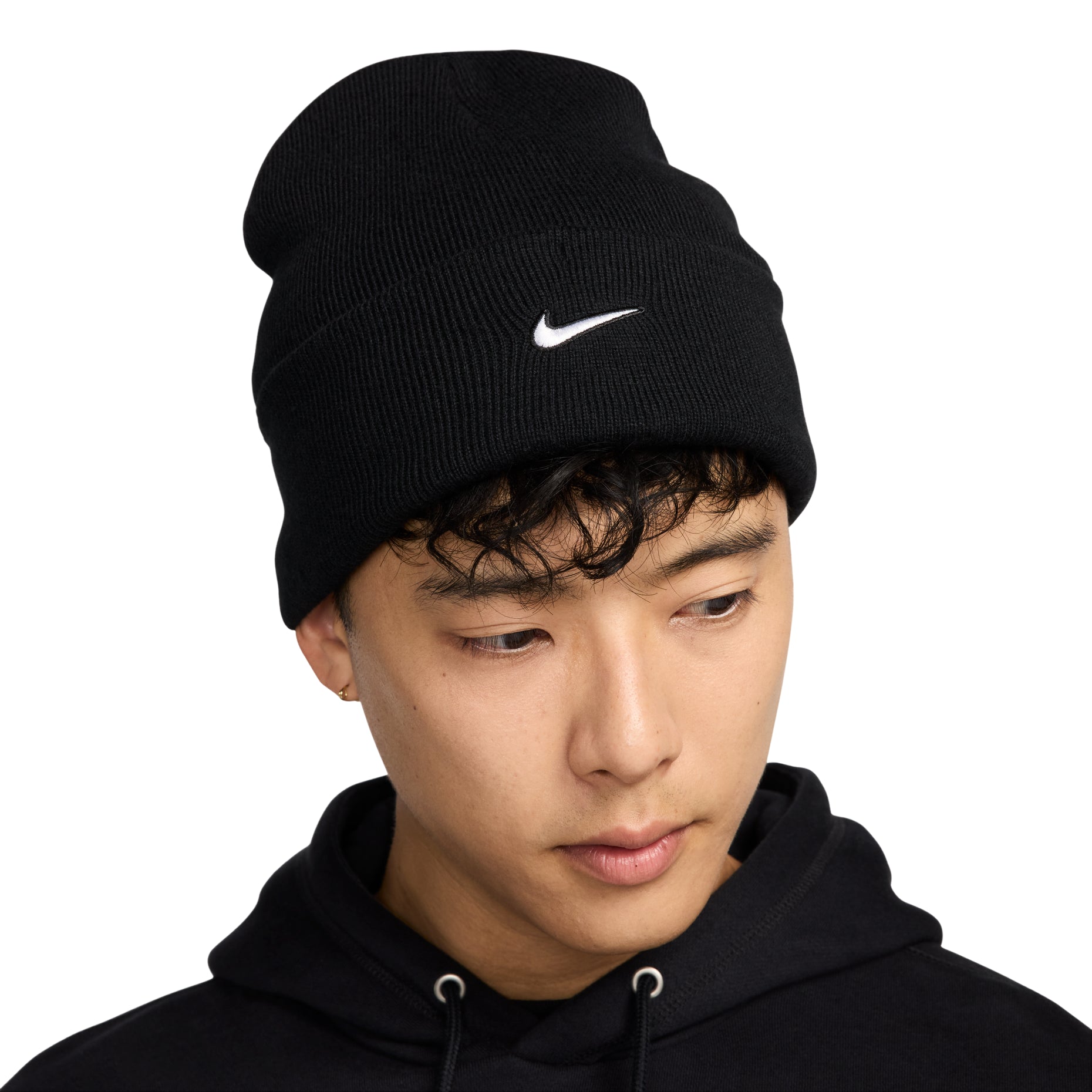 Nike Peak Swoosh Beanie 'Black White' HF0187-010