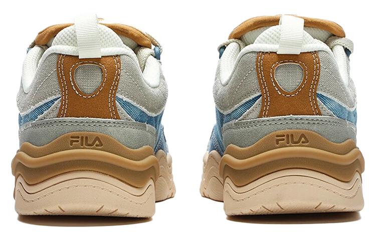 (WMNS) FILA FUSION Kick Sneakers 'Blue Grey Brown' T12W312201FCB