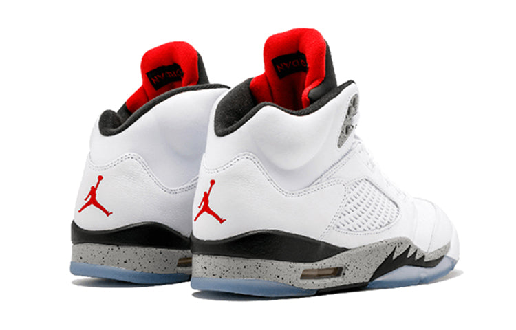 (GS) Air Jordan 5 Retro 'White Cement' 440888-104