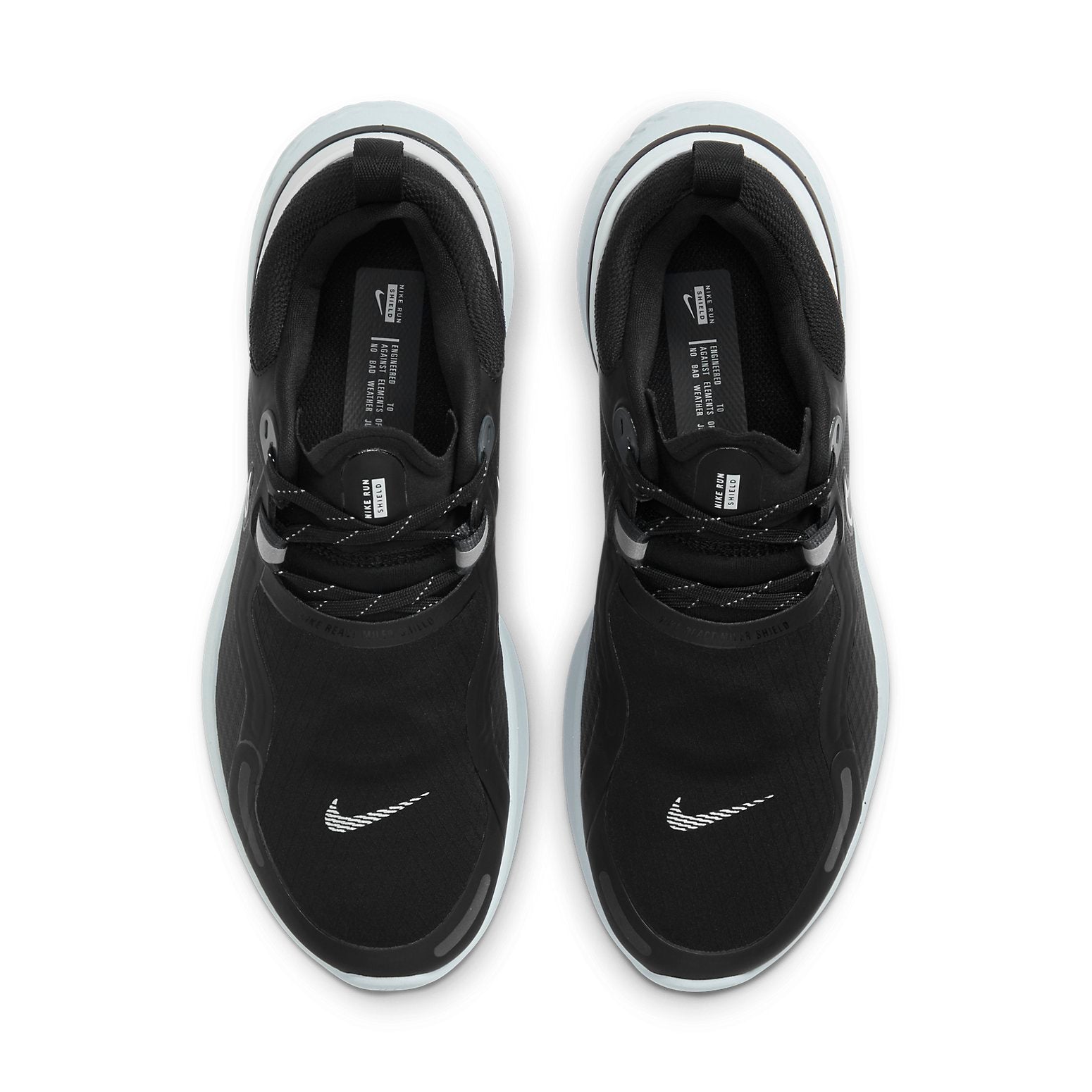 (WMNS) Nike React Miler Shield 'Black Pure Platinum' CQ8249-002