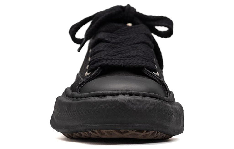 Maison MIHARA YASUHIRO PETERSON OG Sole Canvas Low-top Sneaker 'Black' A01FW702-BLKBLK