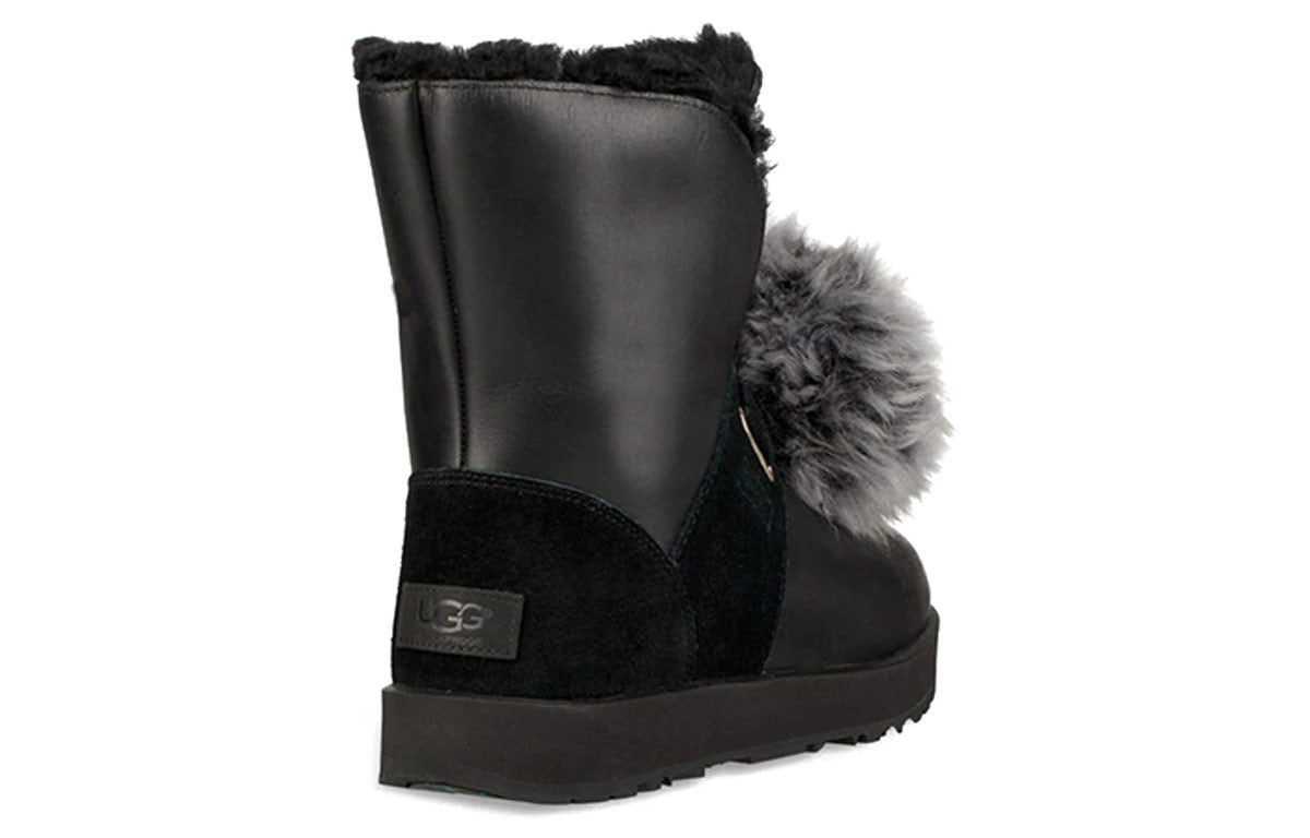 (WMNS) UGG Isley Waterproof Snow Boots Black 1018605-BLK