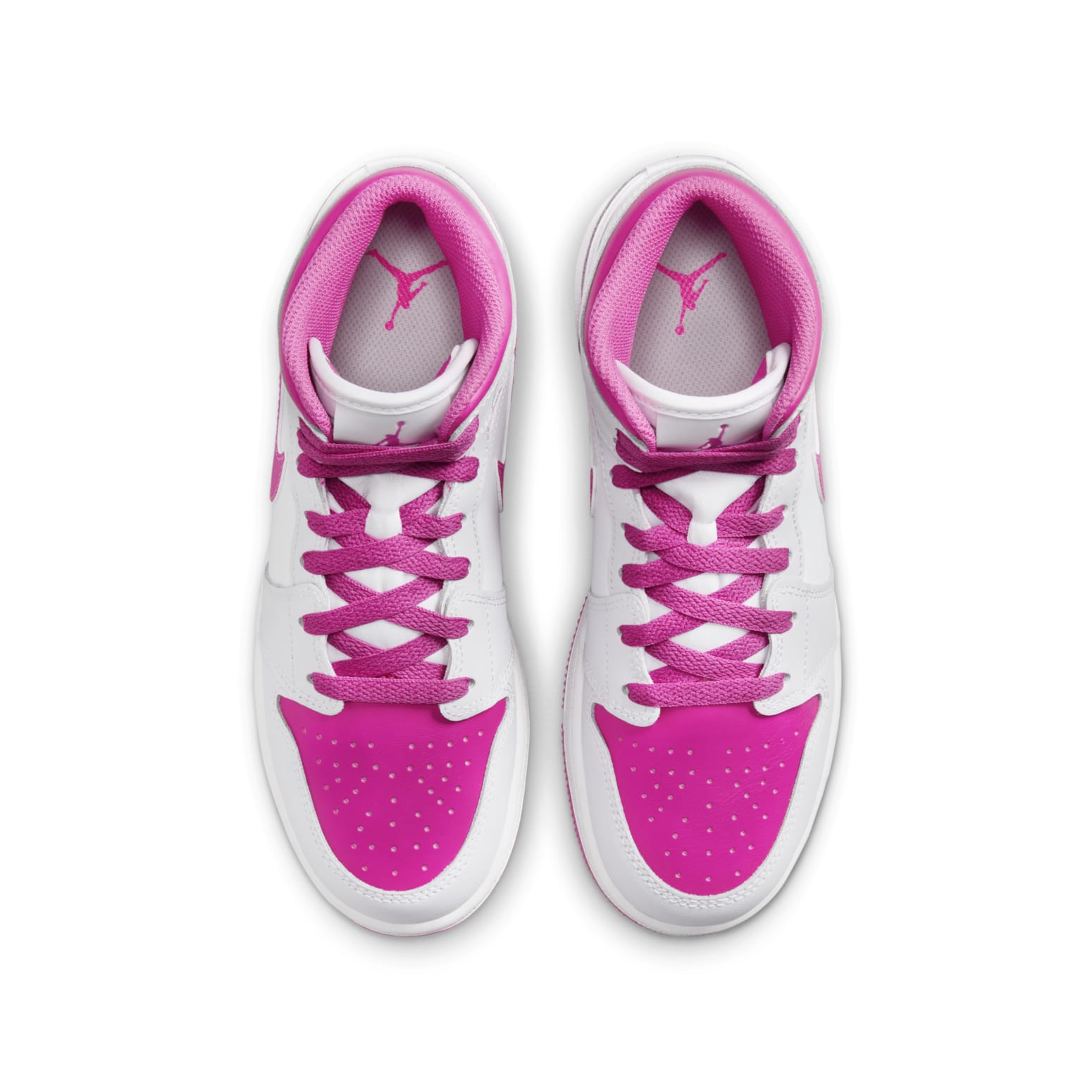 (GS) Air Jordan 1 Mid 'Fire Pink' FD8780-500