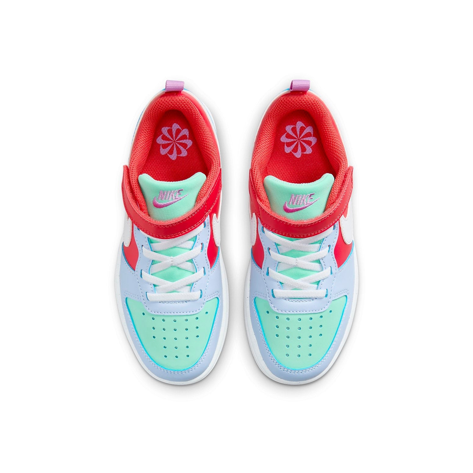(PS) Nike Court Borough Low Recraft Shoes 'Cobalt Bliss Track Red' DV5457-400
