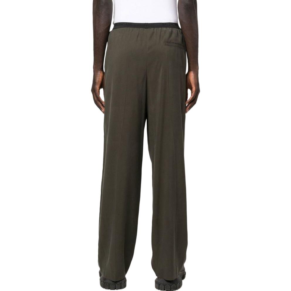 Balenciaga Elastic Pants 'Khaki' 675490TMO152840