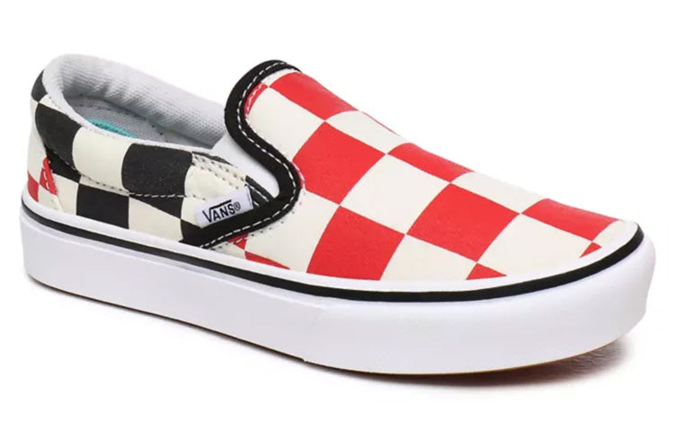 Vans Big Checker Comfycush Slip-on kids Black/Red VN0A4UUBXWD