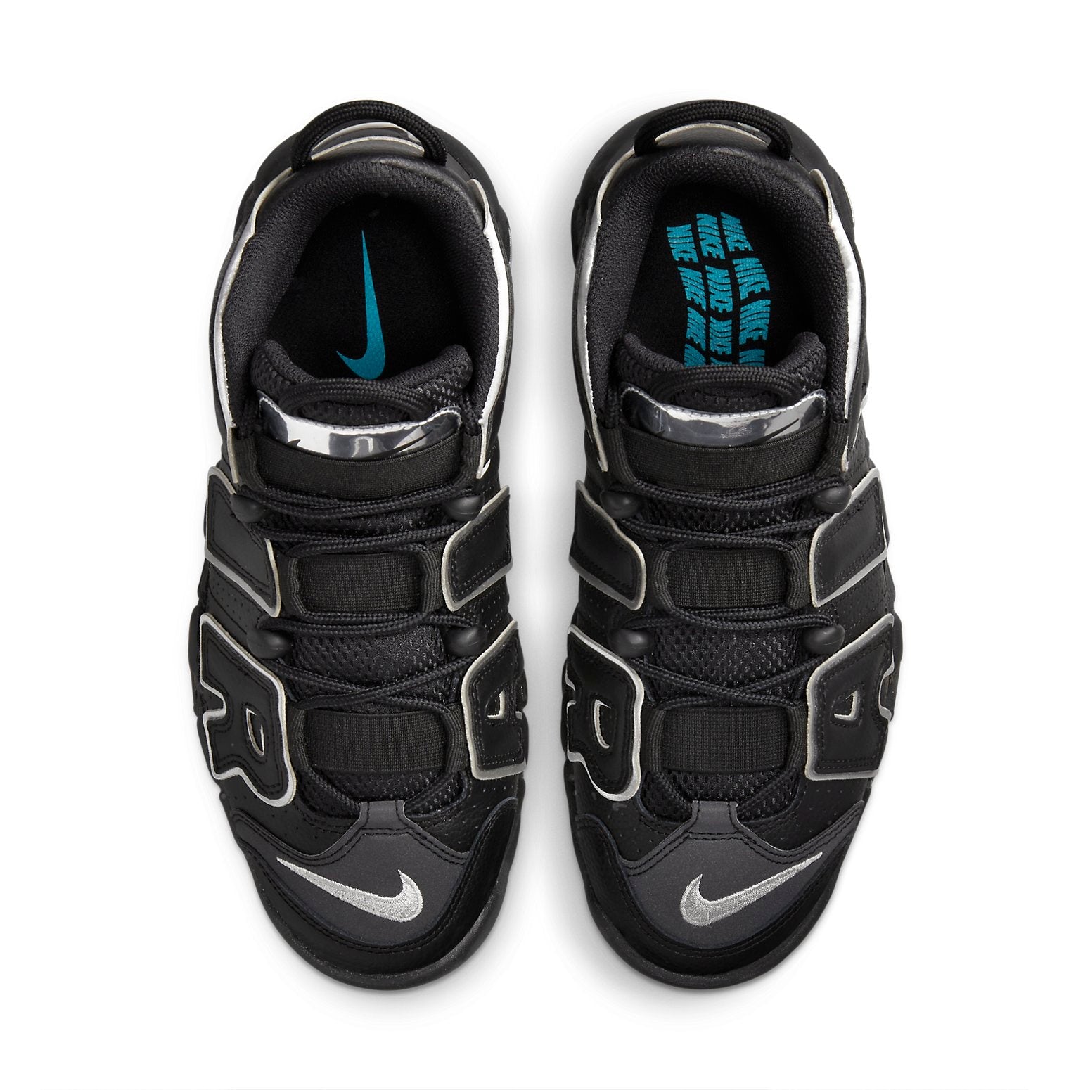 (WMNS) Nike Air More Uptempo 'Black Metallic Silver' DQ0839-001