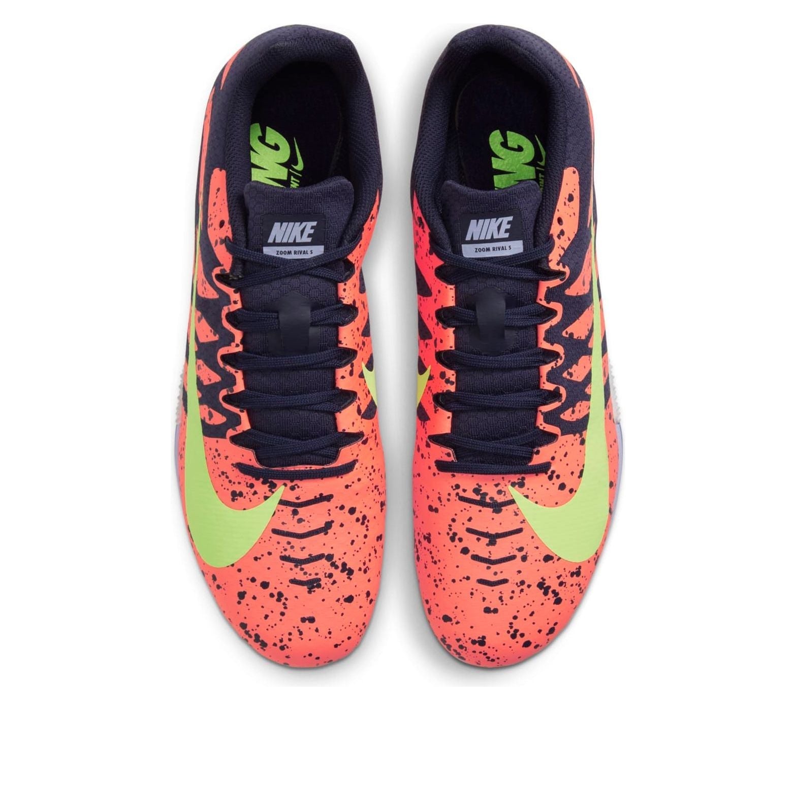 Nike Air Zoom Rival S 9 Spikes 'Paint Splatter Bright Mango Zitron' 907564-801