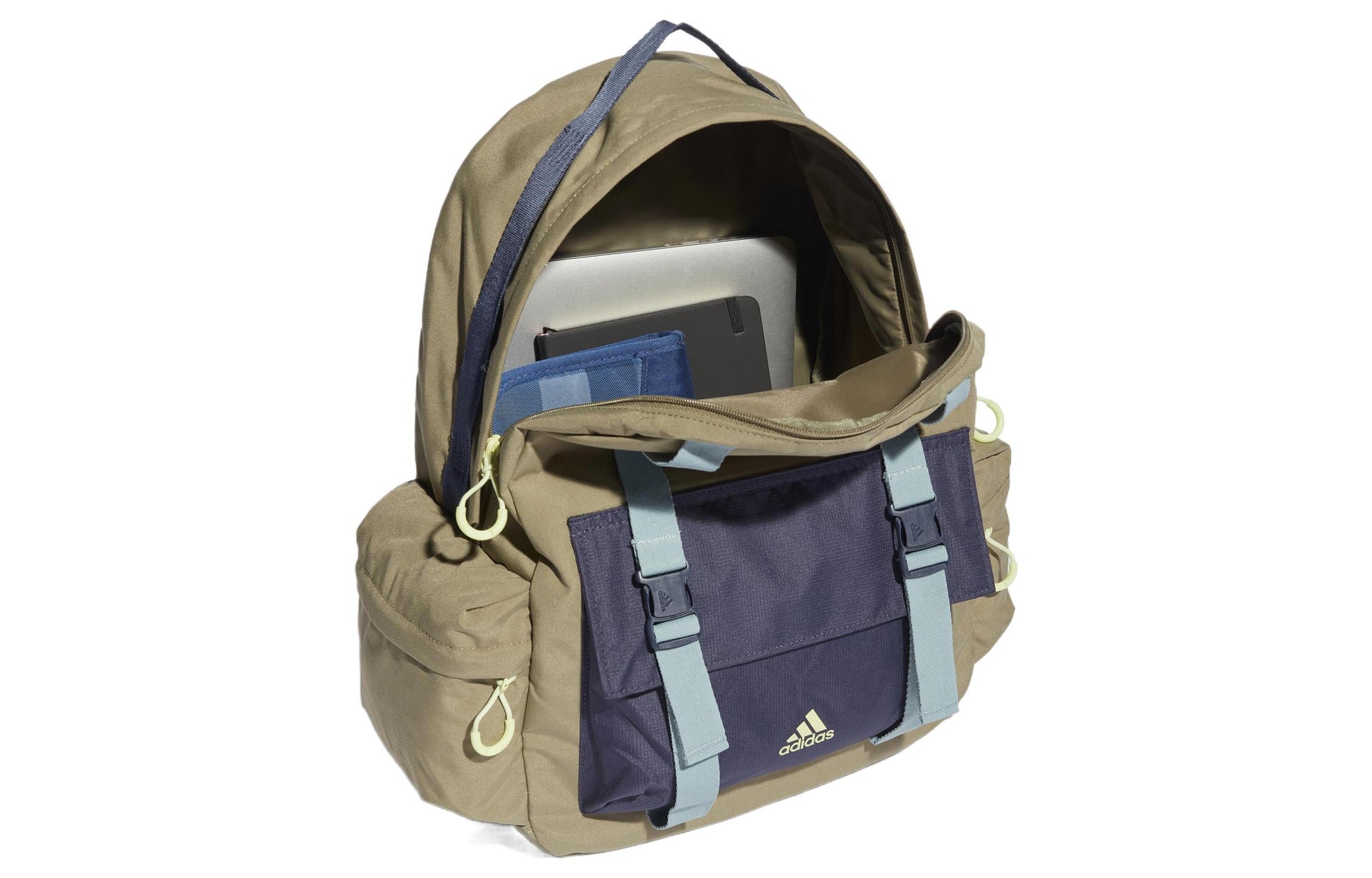 adidas Cxplr BP Athleisure Casual Sports Backpack Unisex Khaki HA5679