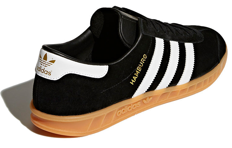 adidas originals Hamburg Shoes Black/White/Brown S76696