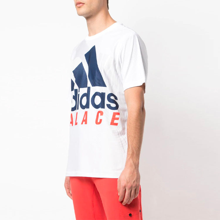 adidas x PALACE Crossover Loose Alphabet Short Sleeve Unisex 'White' CZ5906