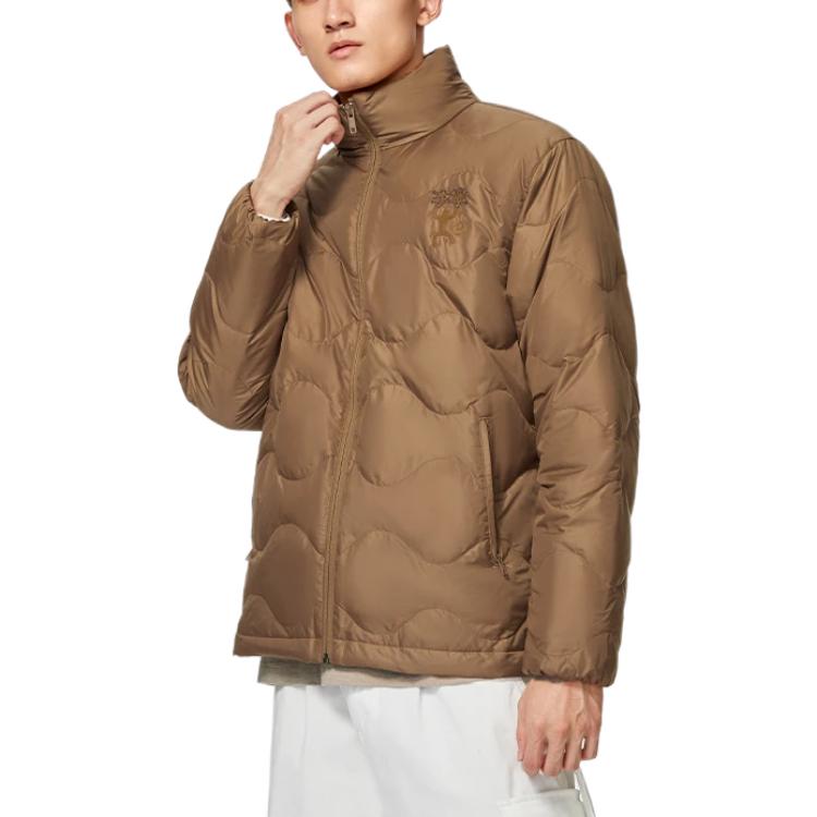 Li-Ning Water Repellent Ultra-Light Down Jacket 'Tan' AYMS081-1