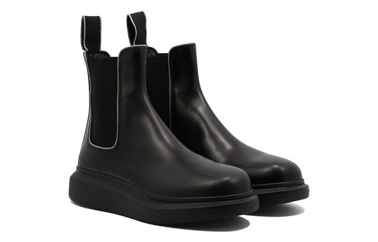 Alexander McQueen Leather Chelsea Boots 'Core Black' 682486WIB511081