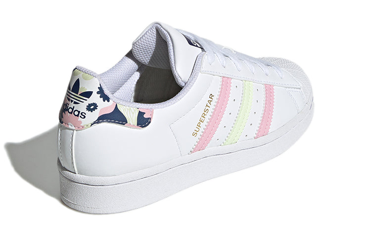 (GS) adidas Originals Superstar 'White Floral' GY3330