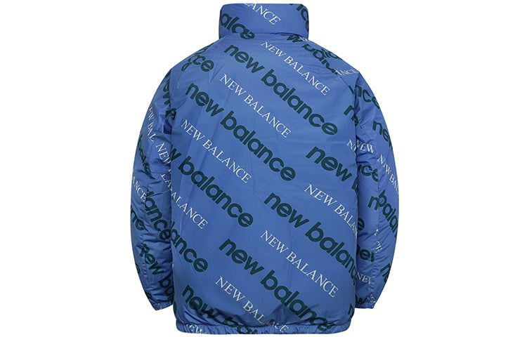 New Balance Reversible Puffer Coat Asia Sizing 'Black Blue' NP943013-BL