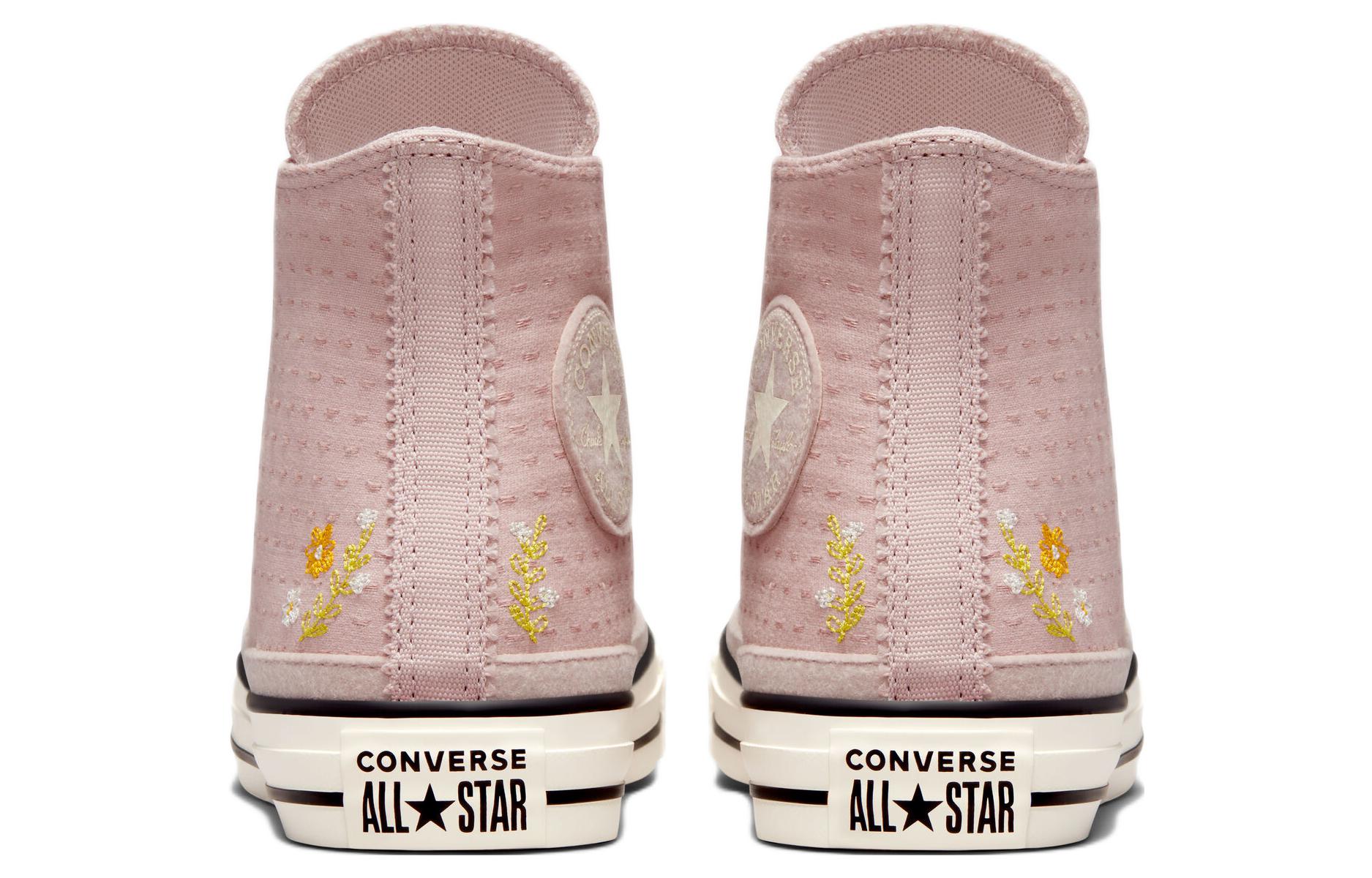 (WMNS) Converse Chuck Taylor All Star High 'Autumn Embroidery Stone Mauve' A05065C
